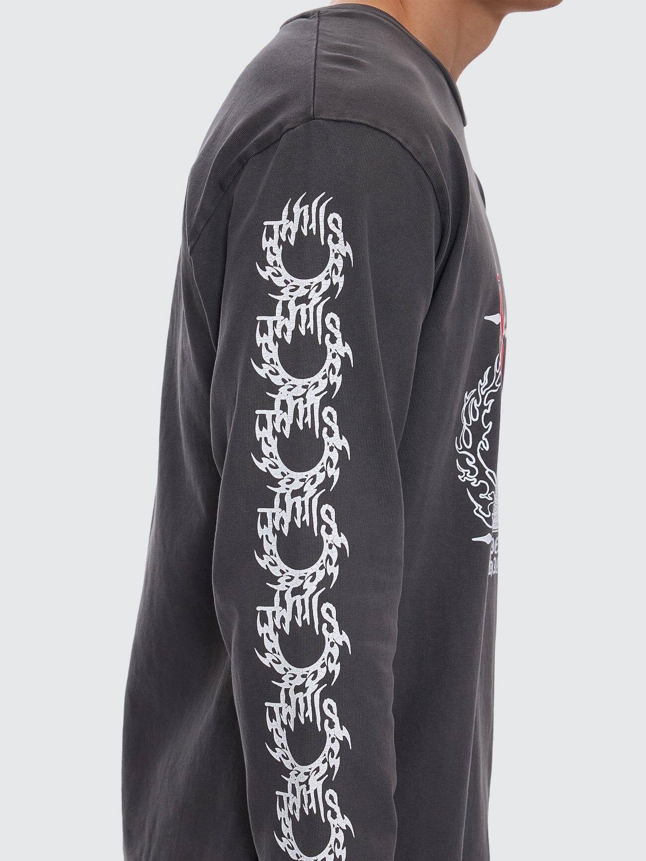 Peaceful Chaos Oversize Fit Long Sleeve Tee