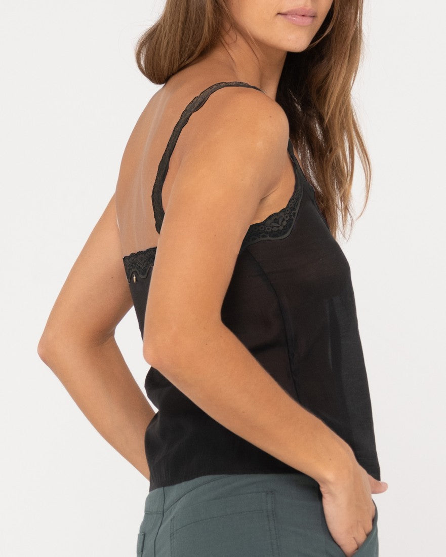 Maison Sheer Lace Cami Top