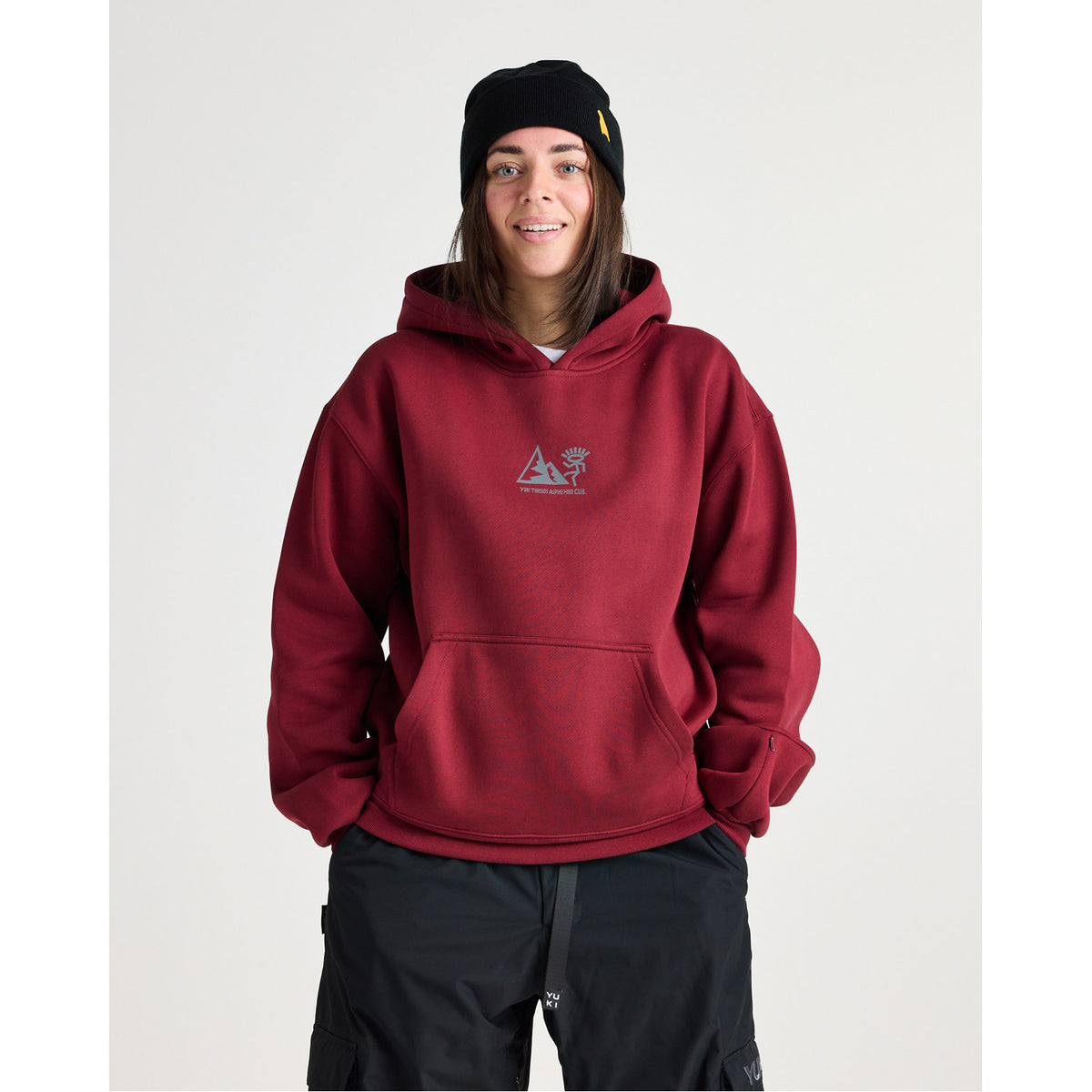 Alpine Hike Club Hoodie Cabernet