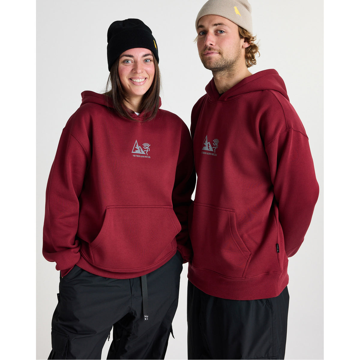 Alpine Hike Club Hoodie Cabernet