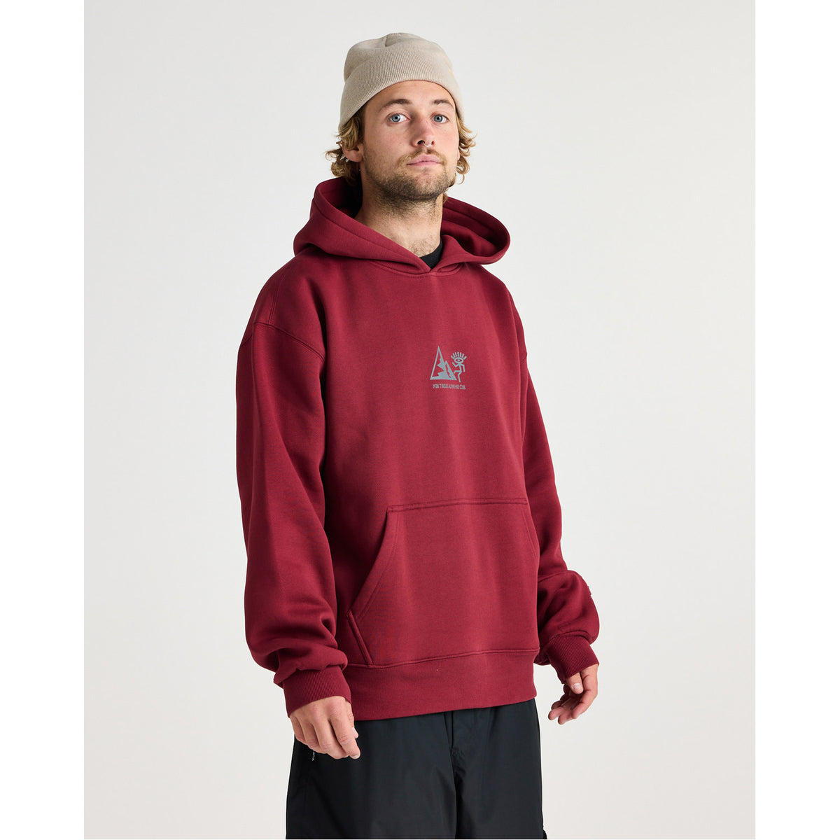 Alpine Hike Club Hoodie Cabernet