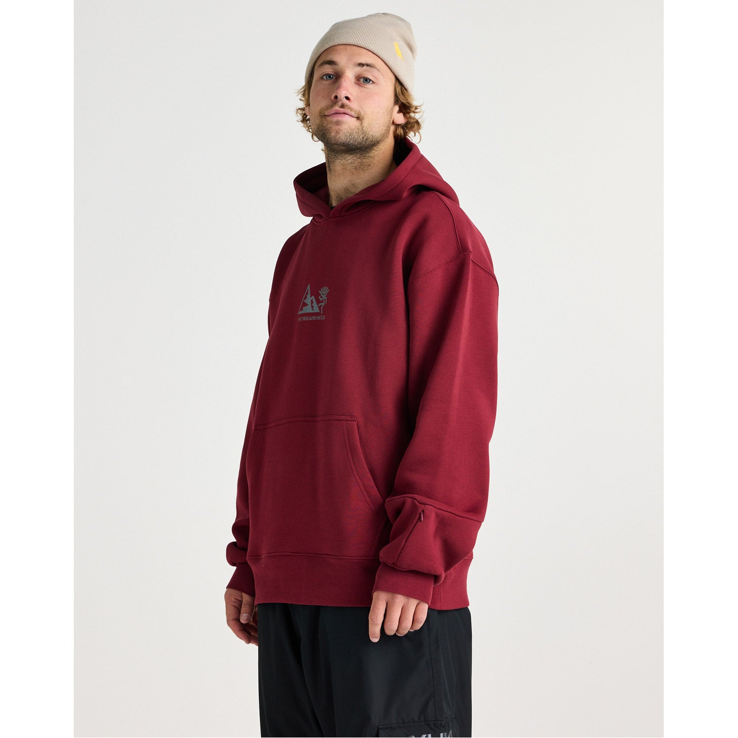 Alpine Hike Club Hoodie Cabernet