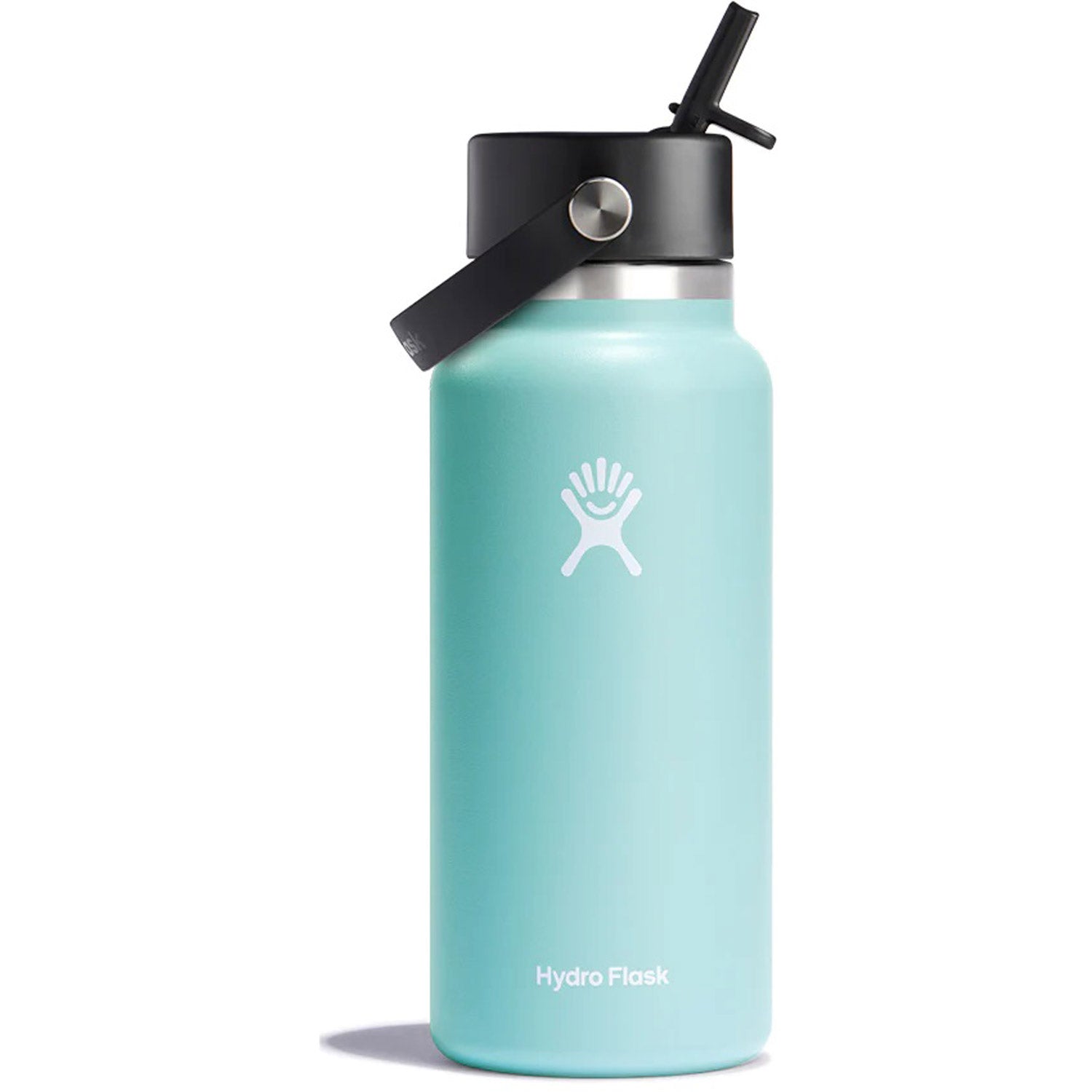Hydration 32oz Wide Mouth Flex Straw Cap Insulated Water Bottle