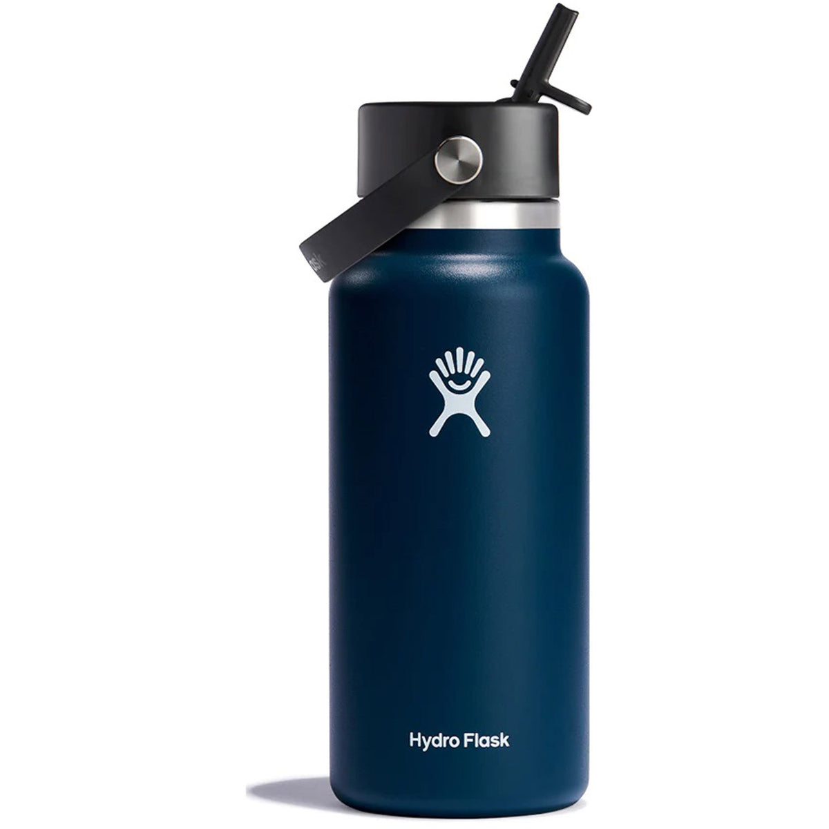 Hydration 32oz Wide Mouth Flex Straw Cap Insulated Water Bottle