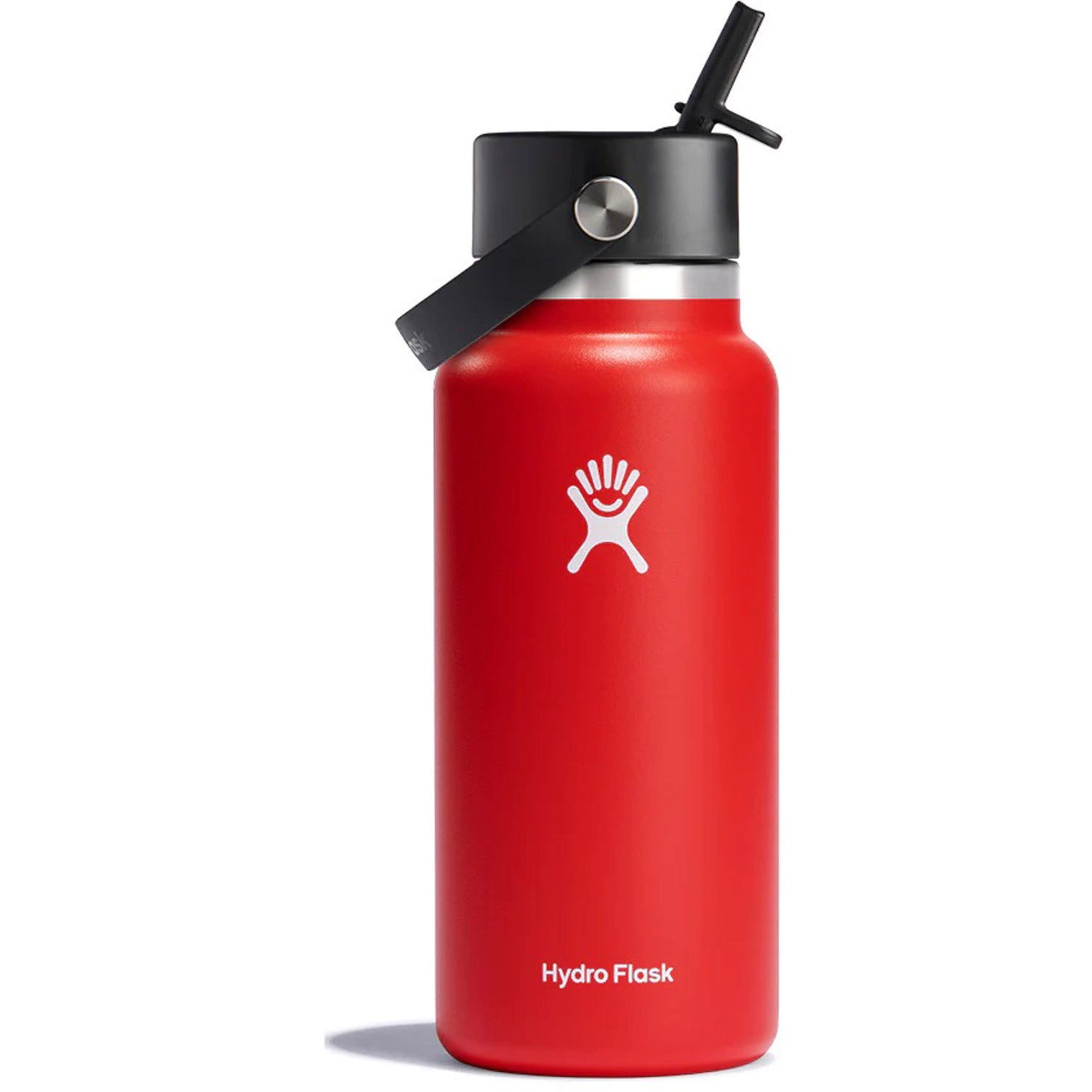 Hydration 32oz Wide Mouth Flex Straw Cap Insulated Water Bottle