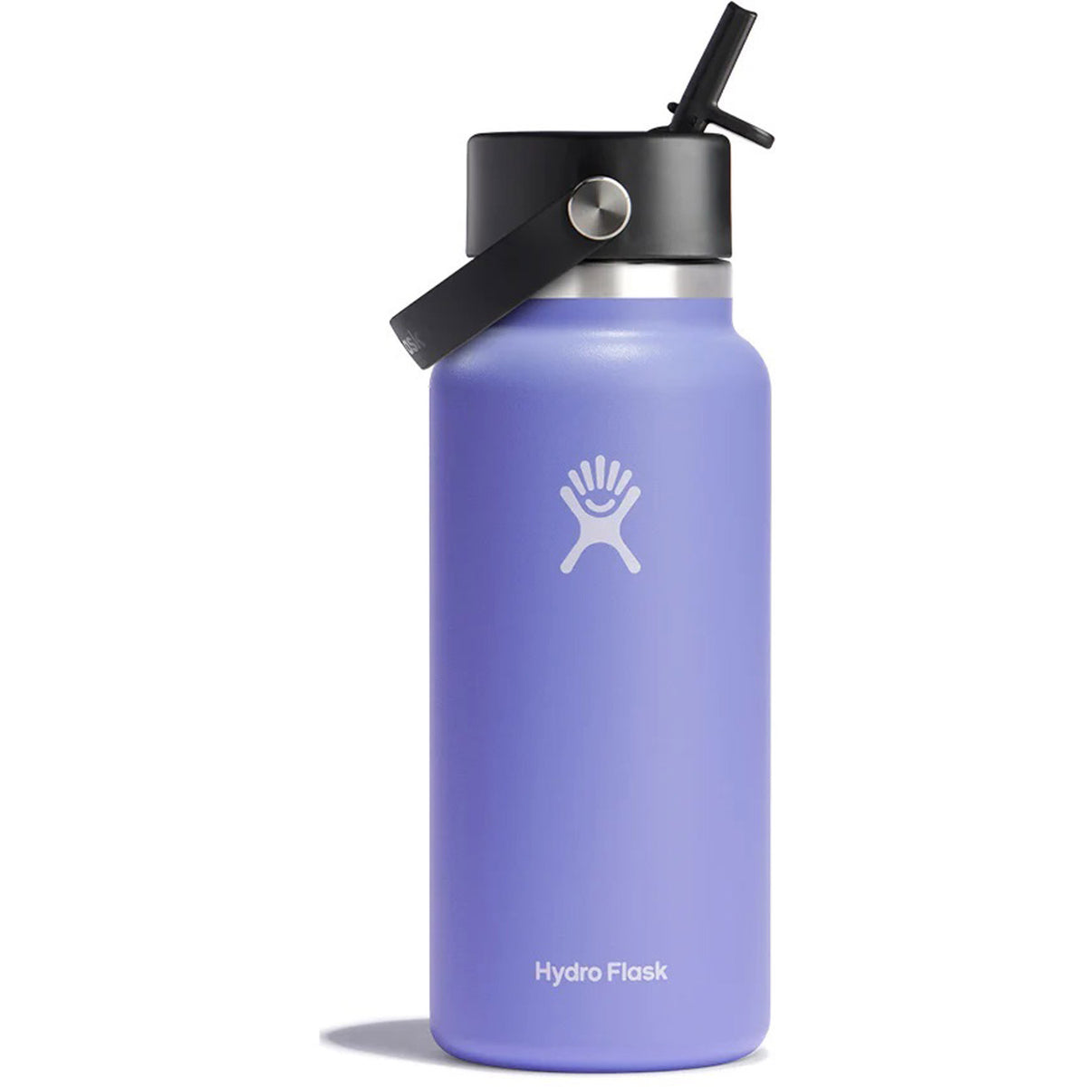 Hydration 32oz Wide Mouth Flex Straw Cap Insulated Water Bottle