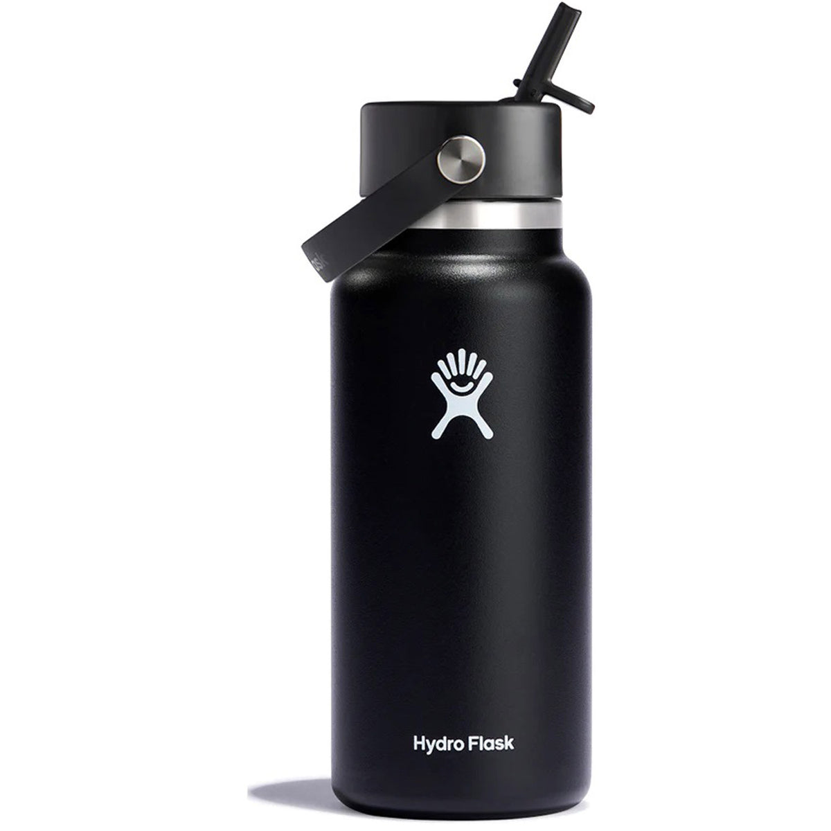 Hydration 32oz Wide Mouth Flex Straw Cap Insulated Water Bottle