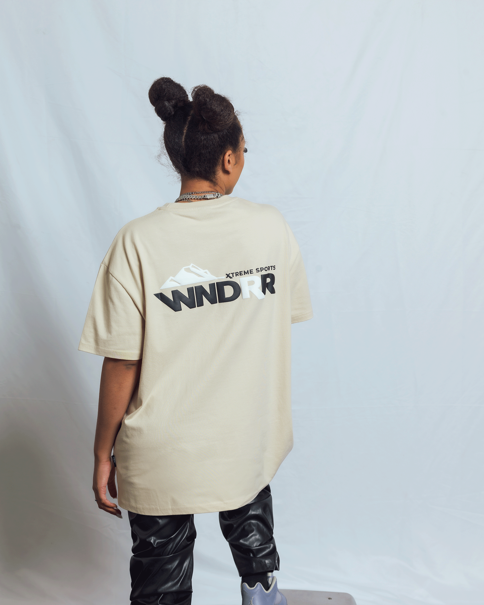 RANGES BOX FIT TEE - TAN