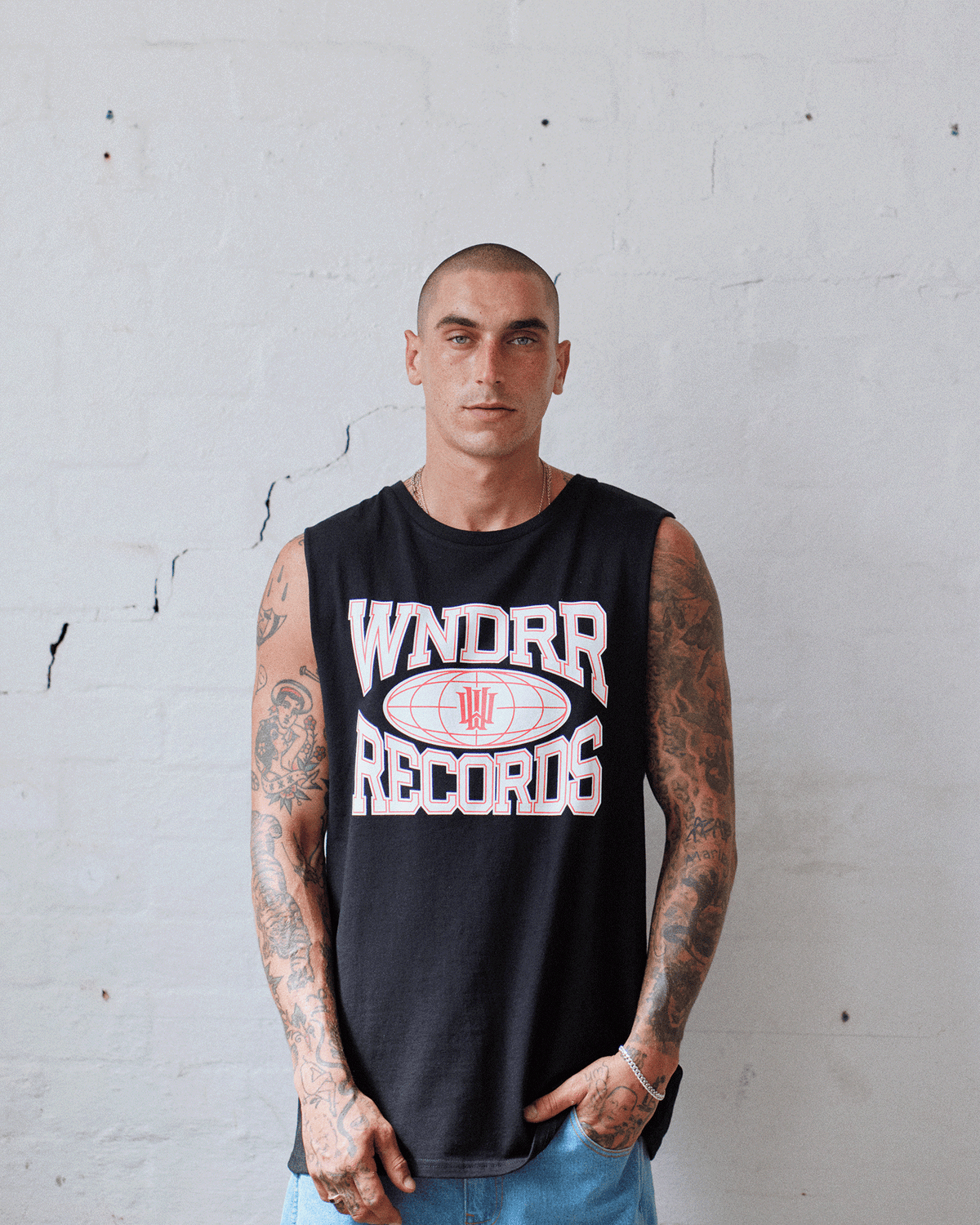 Fiend Muscle Top - Black