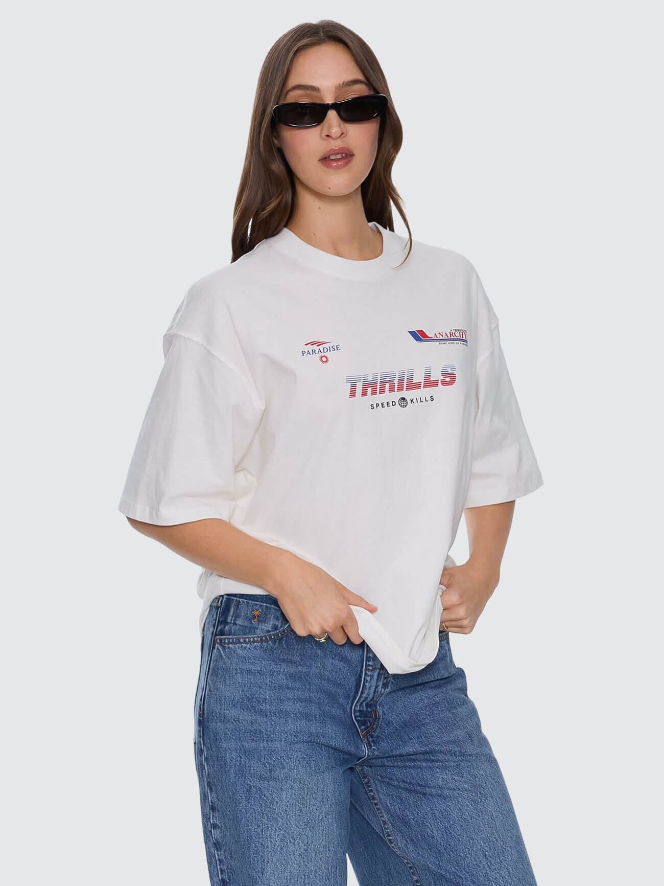 Anarchy In Paradise Oversized Tee