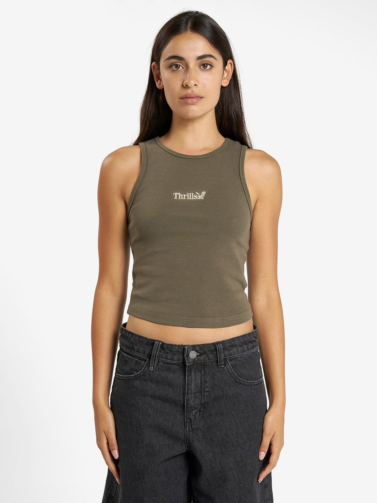 Thrills Workwear Curve Tank