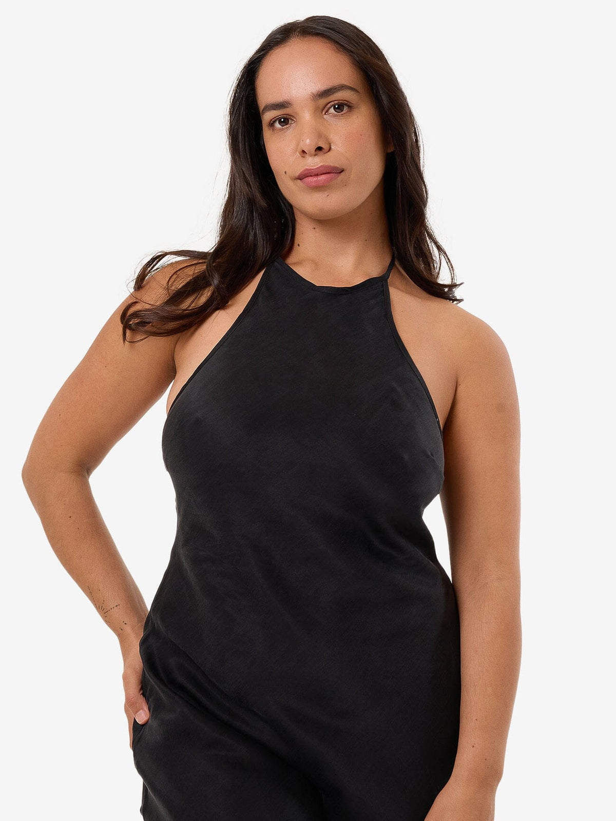Jett Halter Bias Dress