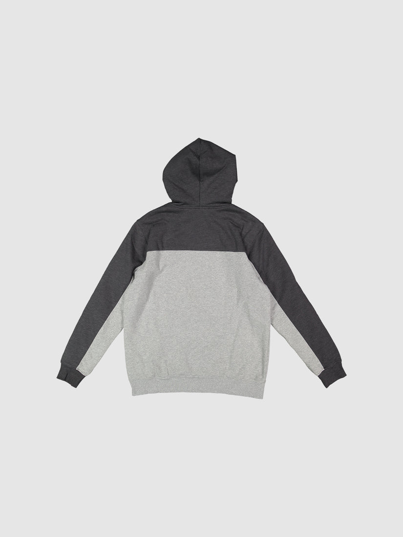 Division Lined Zip - Heather Grey
