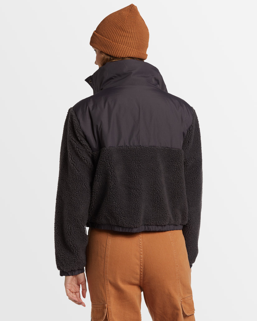 Womens Lost Trails Button Up Fleece Jacket