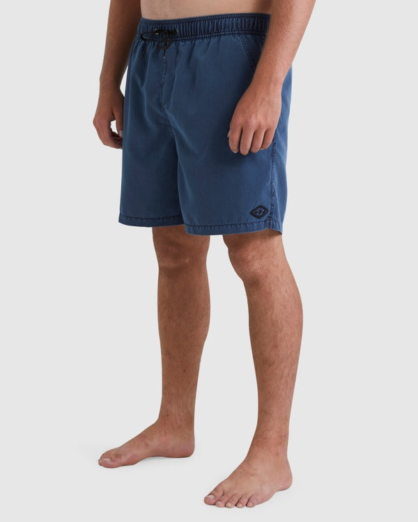 Billabong All Day Overdye Layback Boardshorts North Sea
