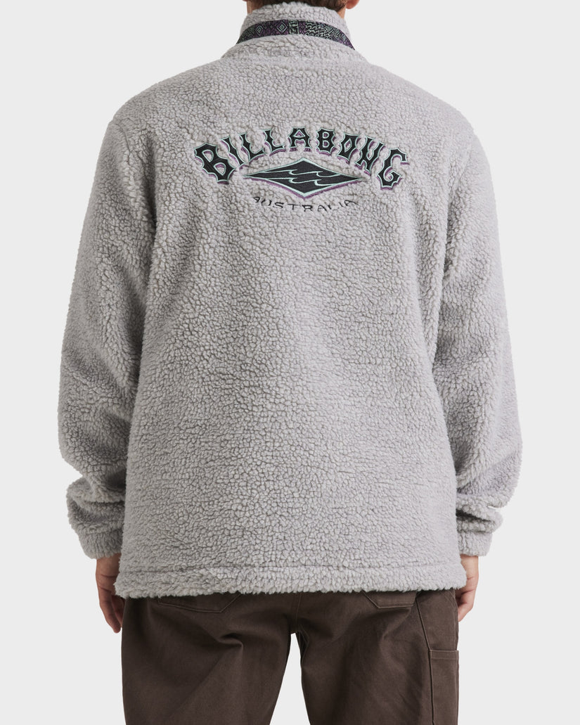 Mens Boundary Tombstone Half Zip Fleece Pullover