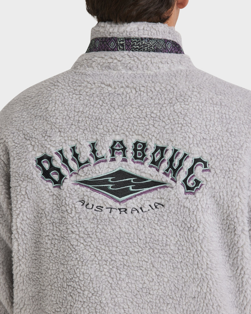 Mens Boundary Tombstone Half Zip Fleece Pullover