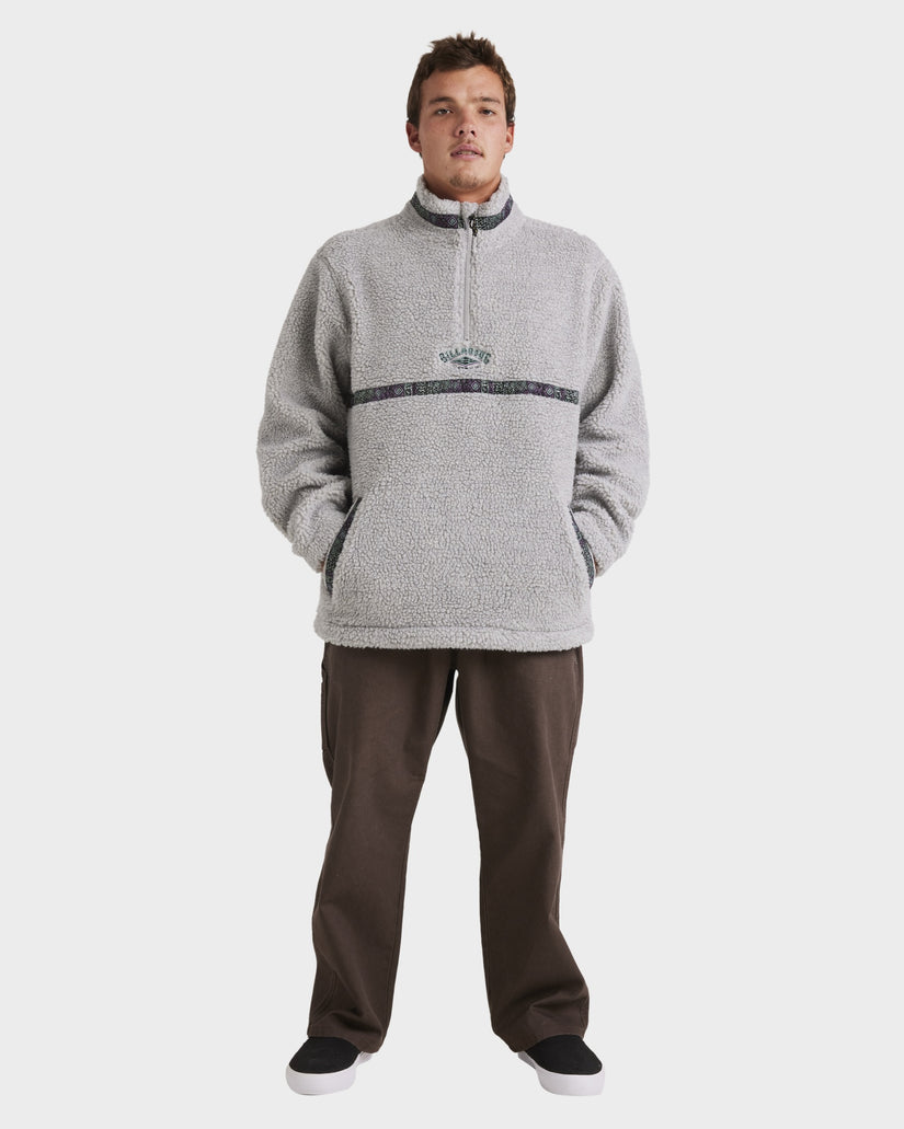 Mens Boundary Tombstone Half Zip Fleece Pullover