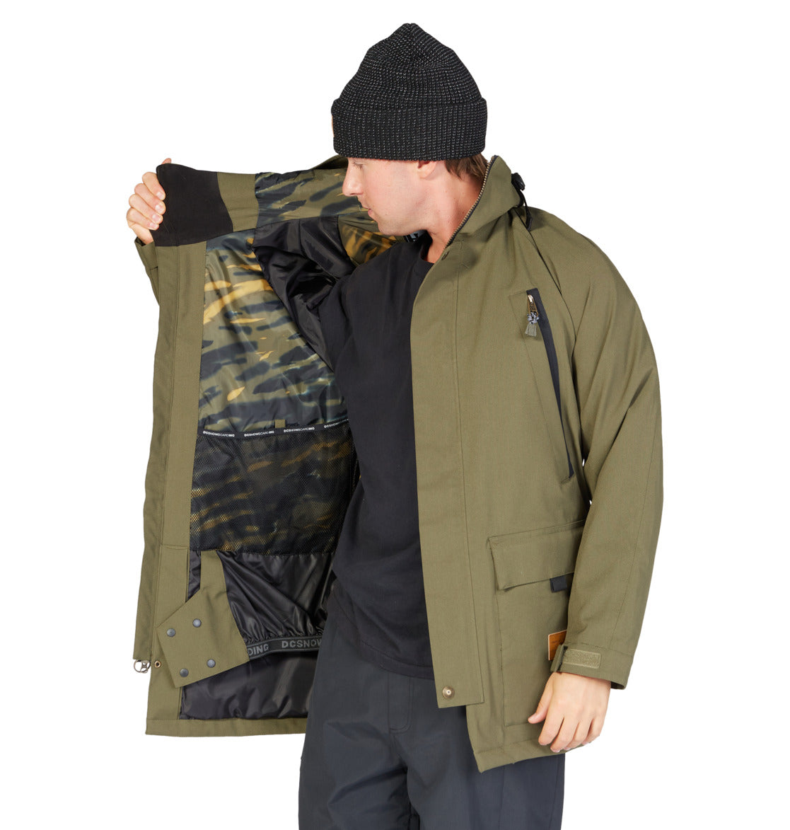 Men's Stealth 15K Insulated Snowboard Parka Jacket