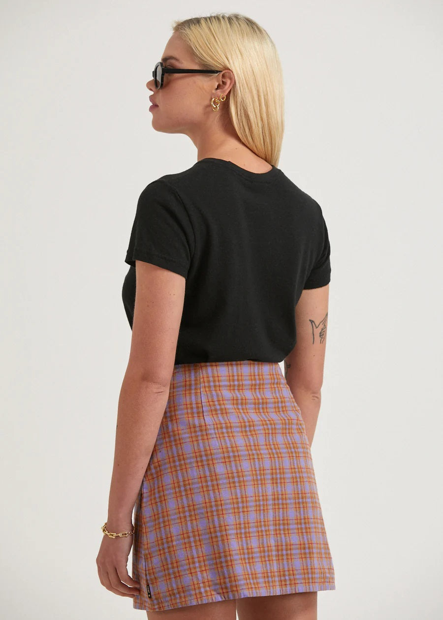 Afends Hemp Basics Ladies Tee Black