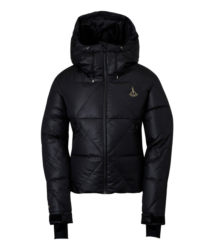 Diamond Quilted Ski Jacket