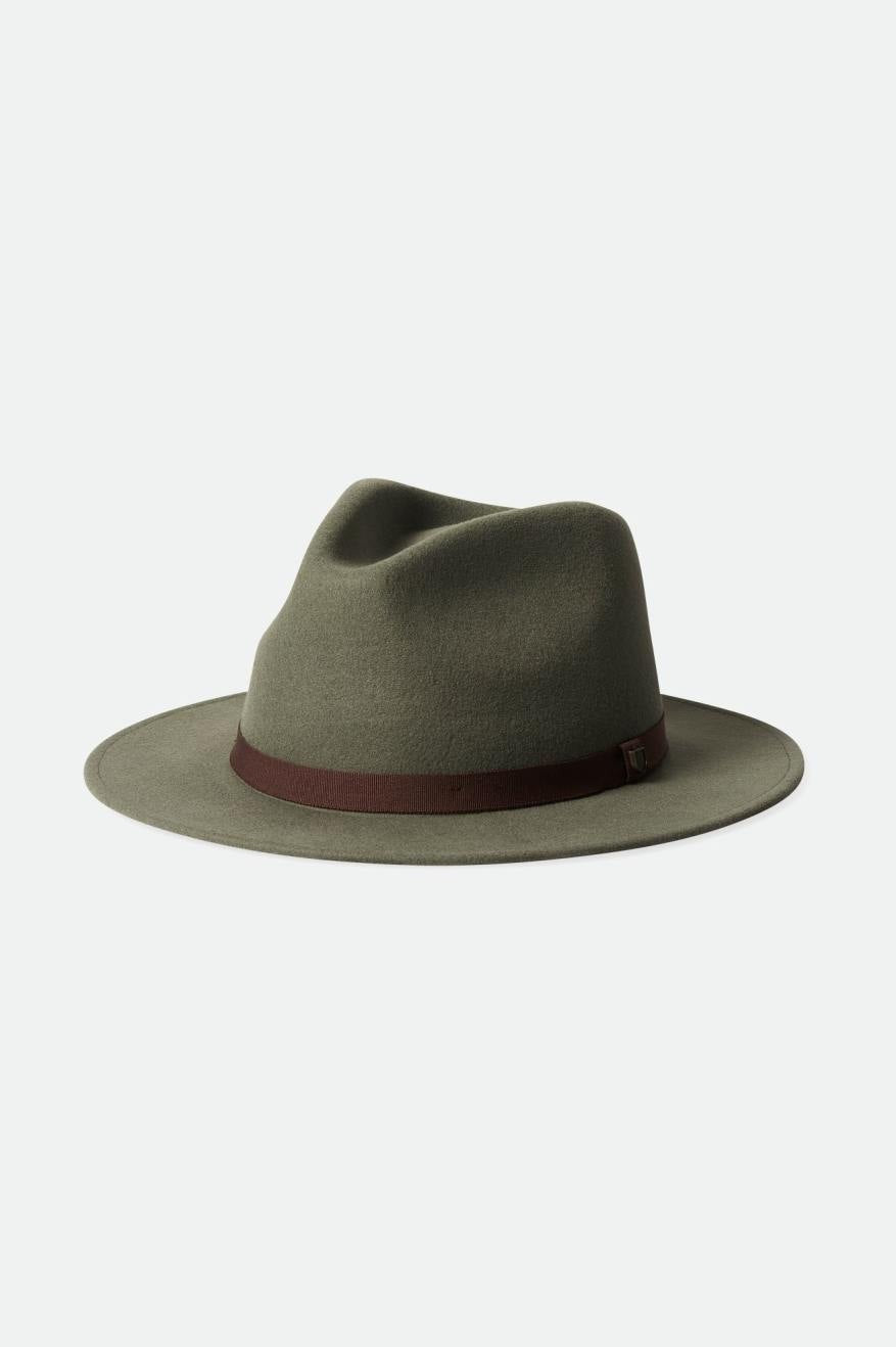 Wesley Packable Fedora Light Moss