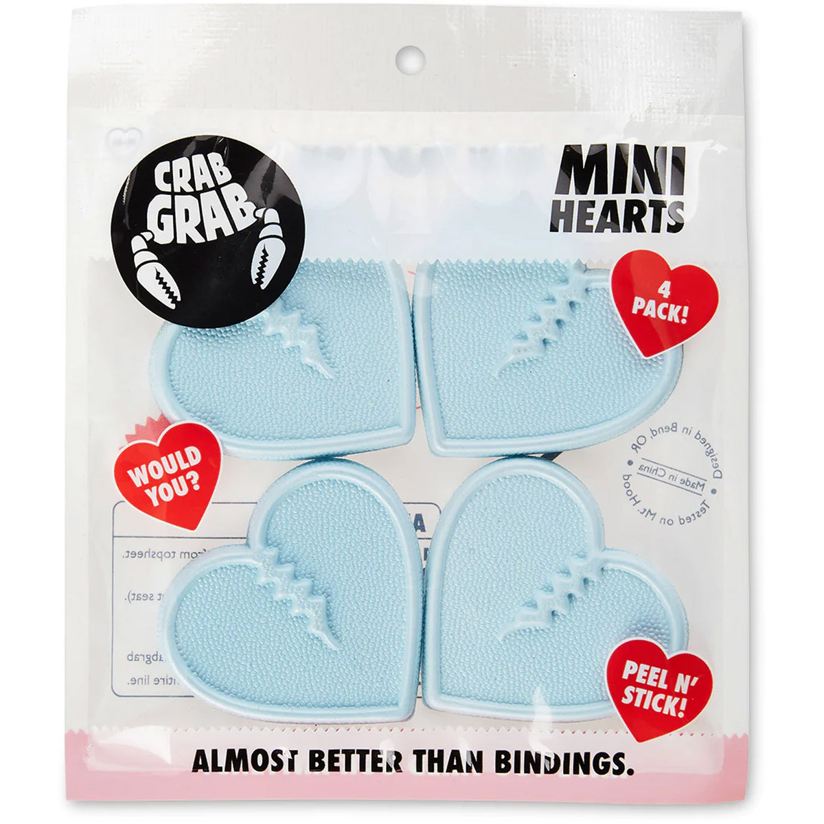 Crab Grab Mini Hearts 4pk Stomp Pad