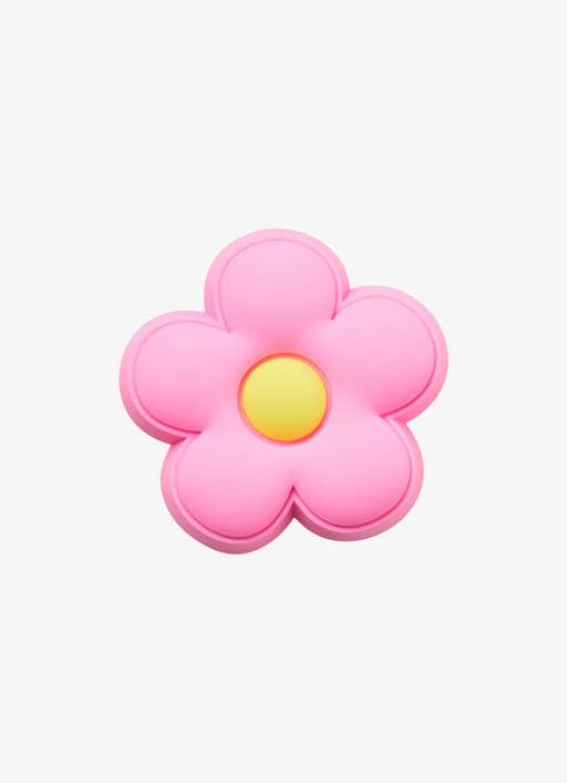 Pink Flower Shoe Charm