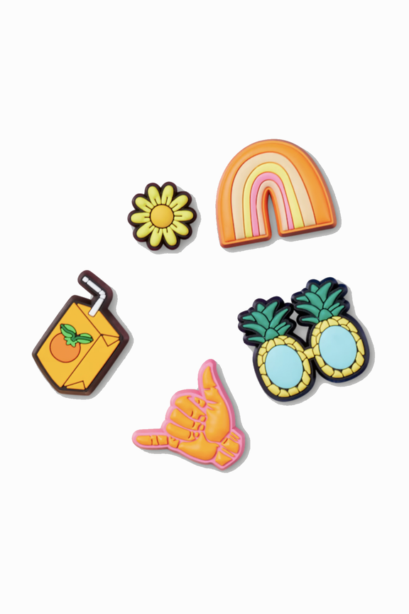 Sunshine is Fine 5pk JIBBITZ CHARMS