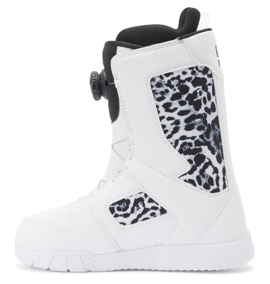 DC Womens Phase BOA Snowboard Boots White Black Print