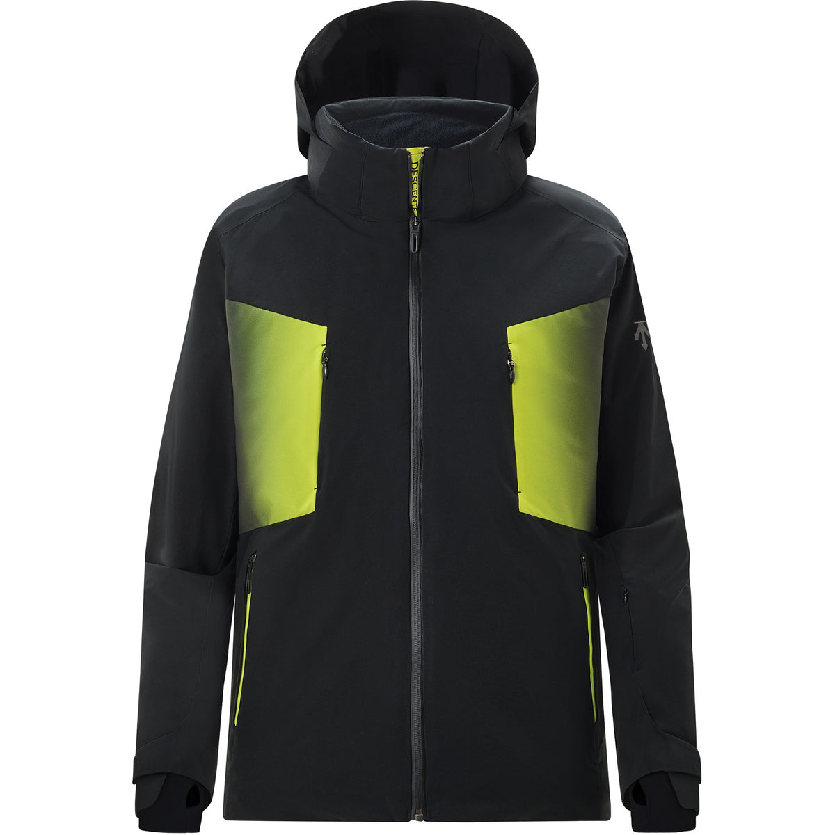 Descente Gradation Jacket 2025 Black Glint Yellow