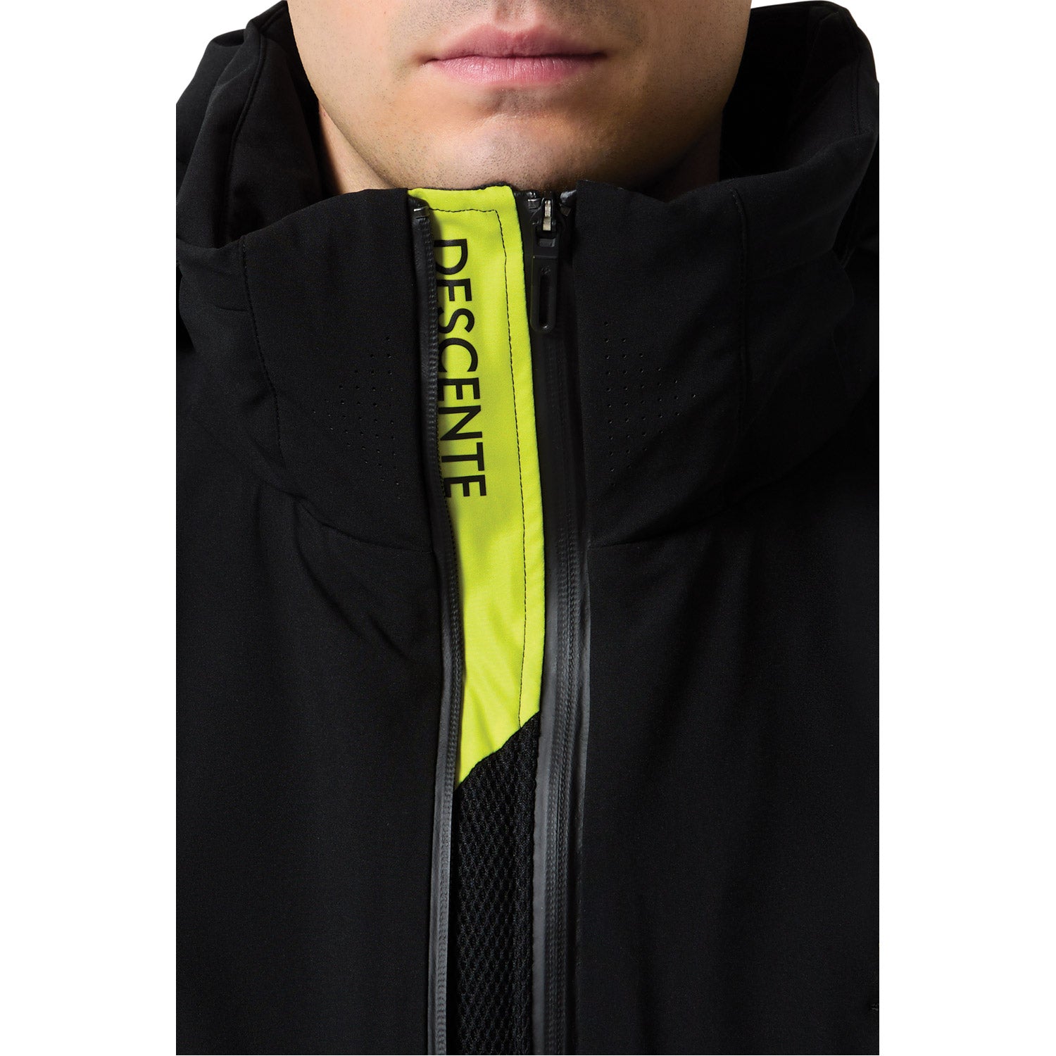 Descente Gradation Jacket 2025 Black Glint Yellow