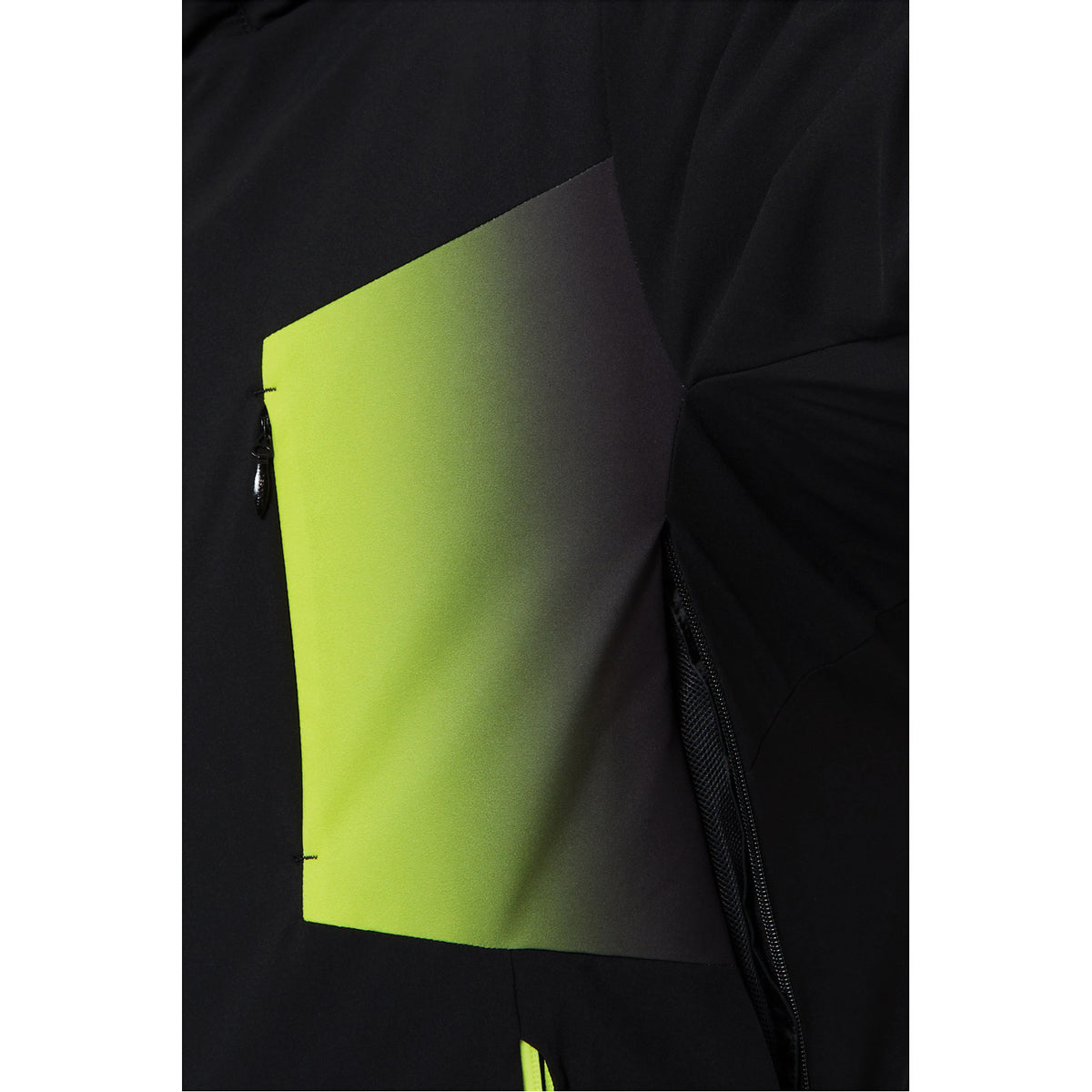 Descente Gradation Jacket 2025 Black Glint Yellow
