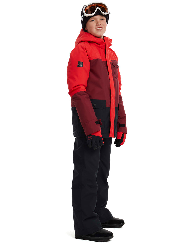 Elude Javi Boys Snow Jacket Bittersweet