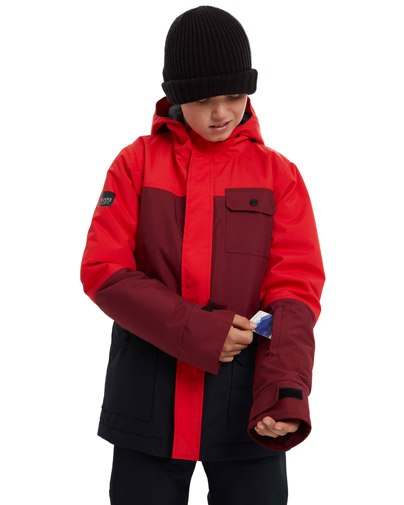 Elude Javi Boys Snow Jacket Bittersweet