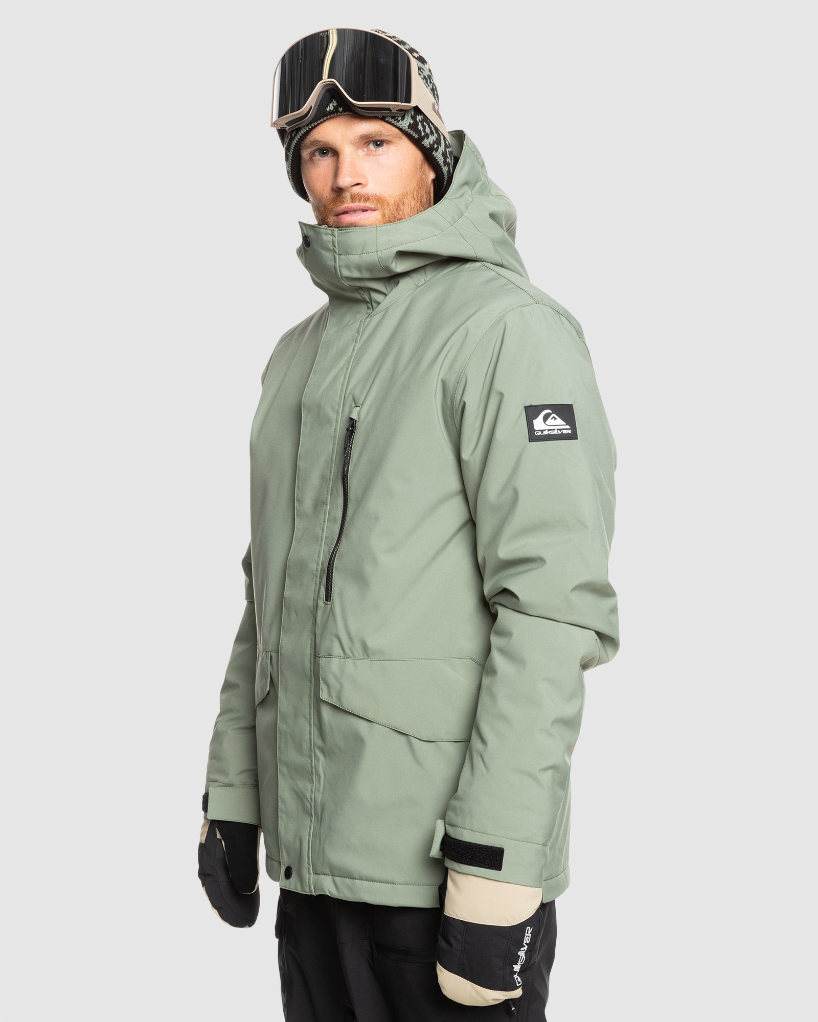 Mens Mission Solid Snow Jacket