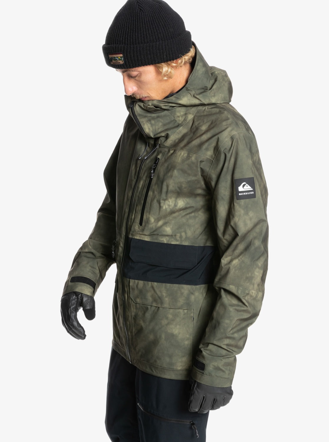 Mens Black Alder Stretch GORE-TEX Snow Jacket