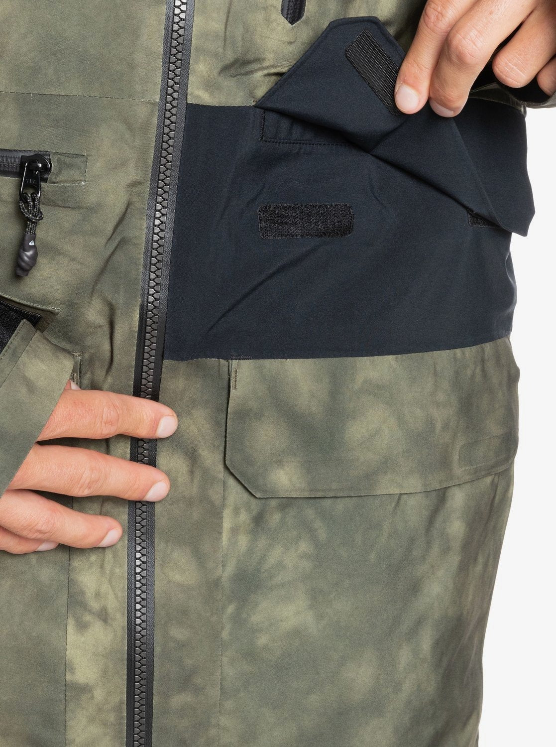 Mens Black Alder Stretch GORE-TEX Snow Jacket