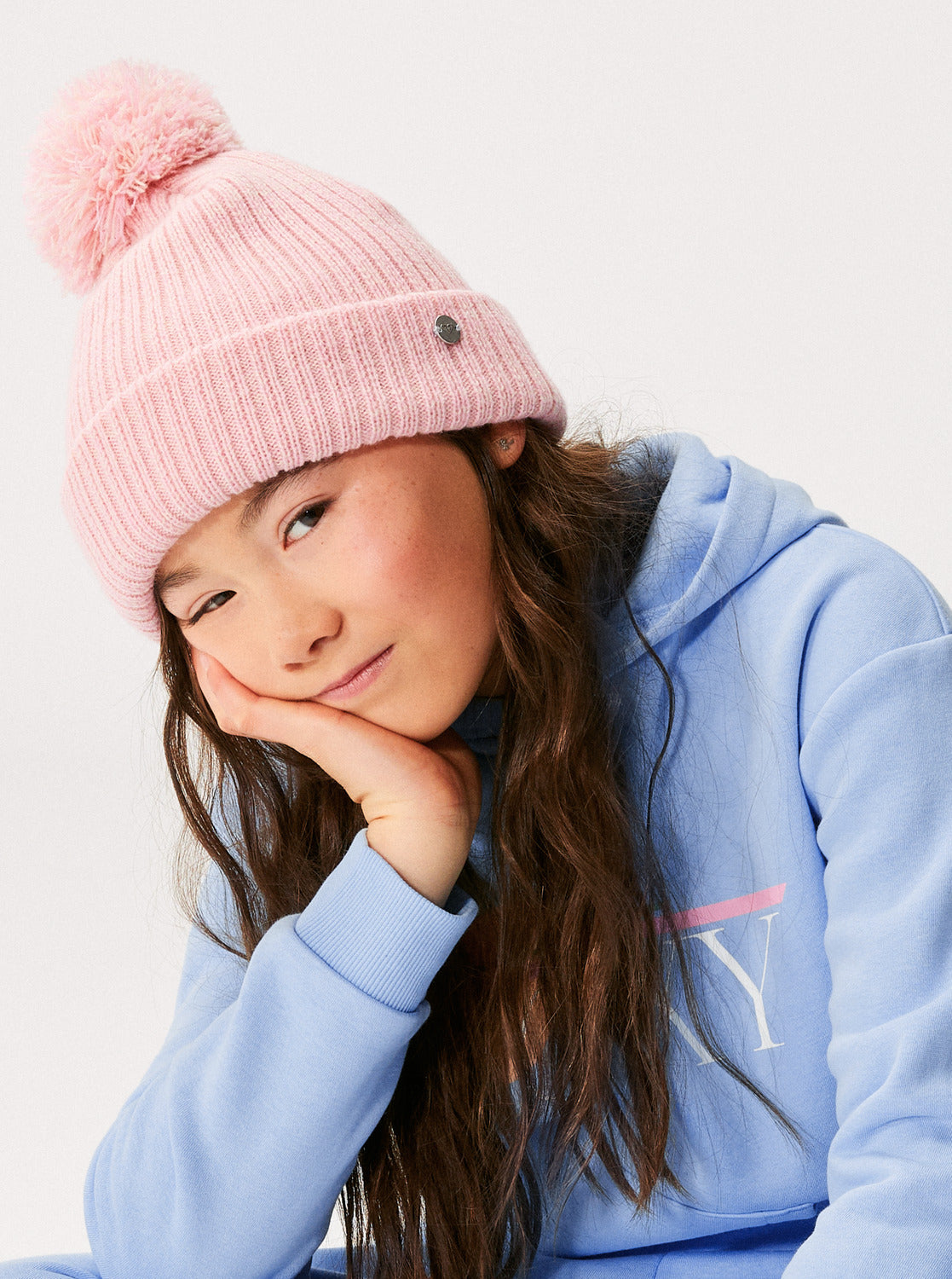 Girls Girls Island Pom Beanie