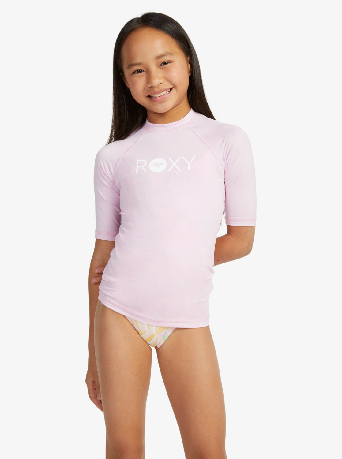 Girls 6-16 Essential Short Sleeve UPF 50 Surf T-Shirt