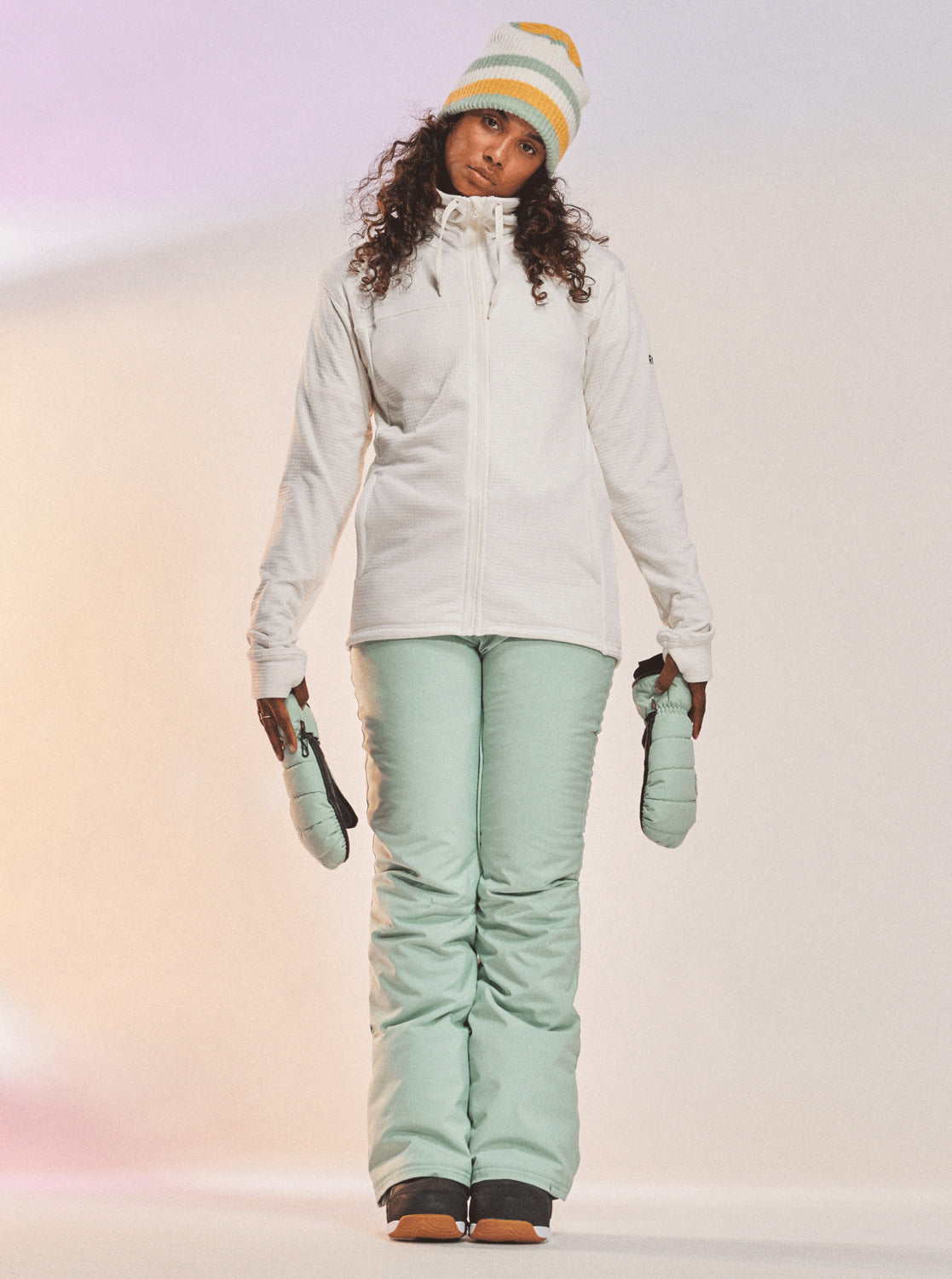 Womens Gold Hope Beanie