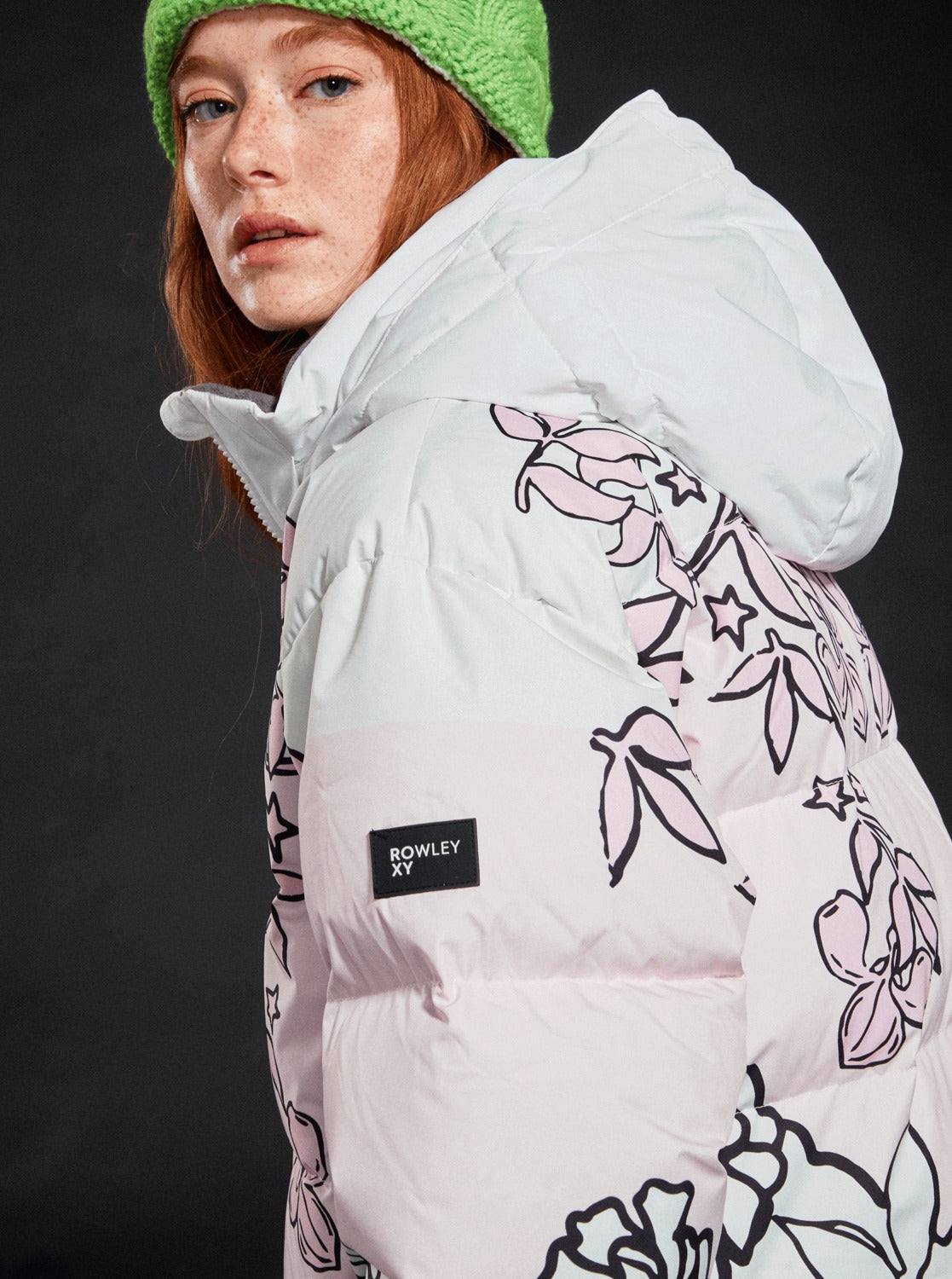 Womens Roxy X Rowley Puffer Technical Snow Jacket
