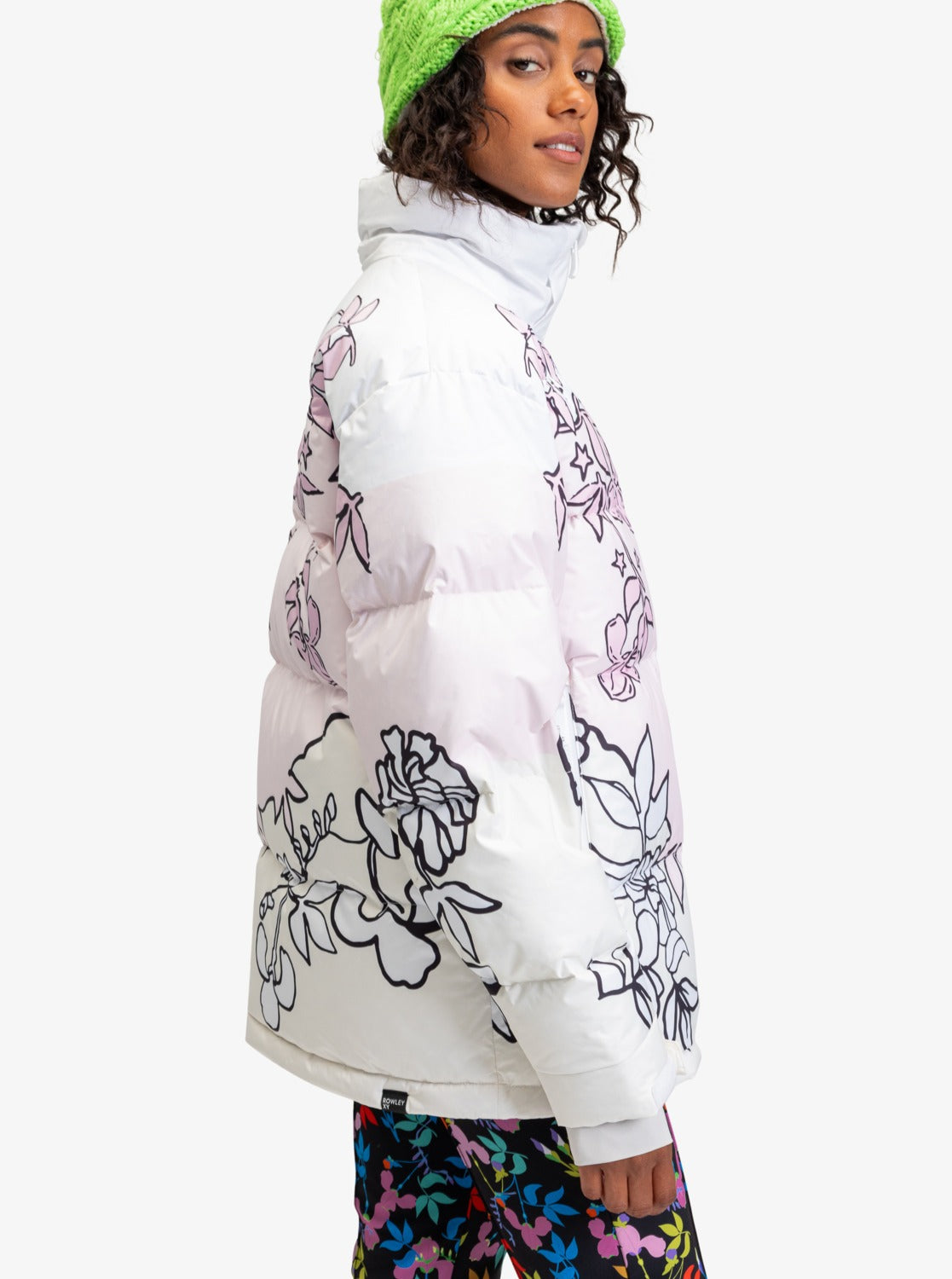 Womens Roxy X Rowley Puffer Technical Snow Jacket