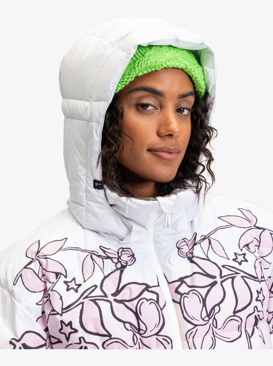 Womens Roxy X Rowley Puffer Technical Snow Jacket