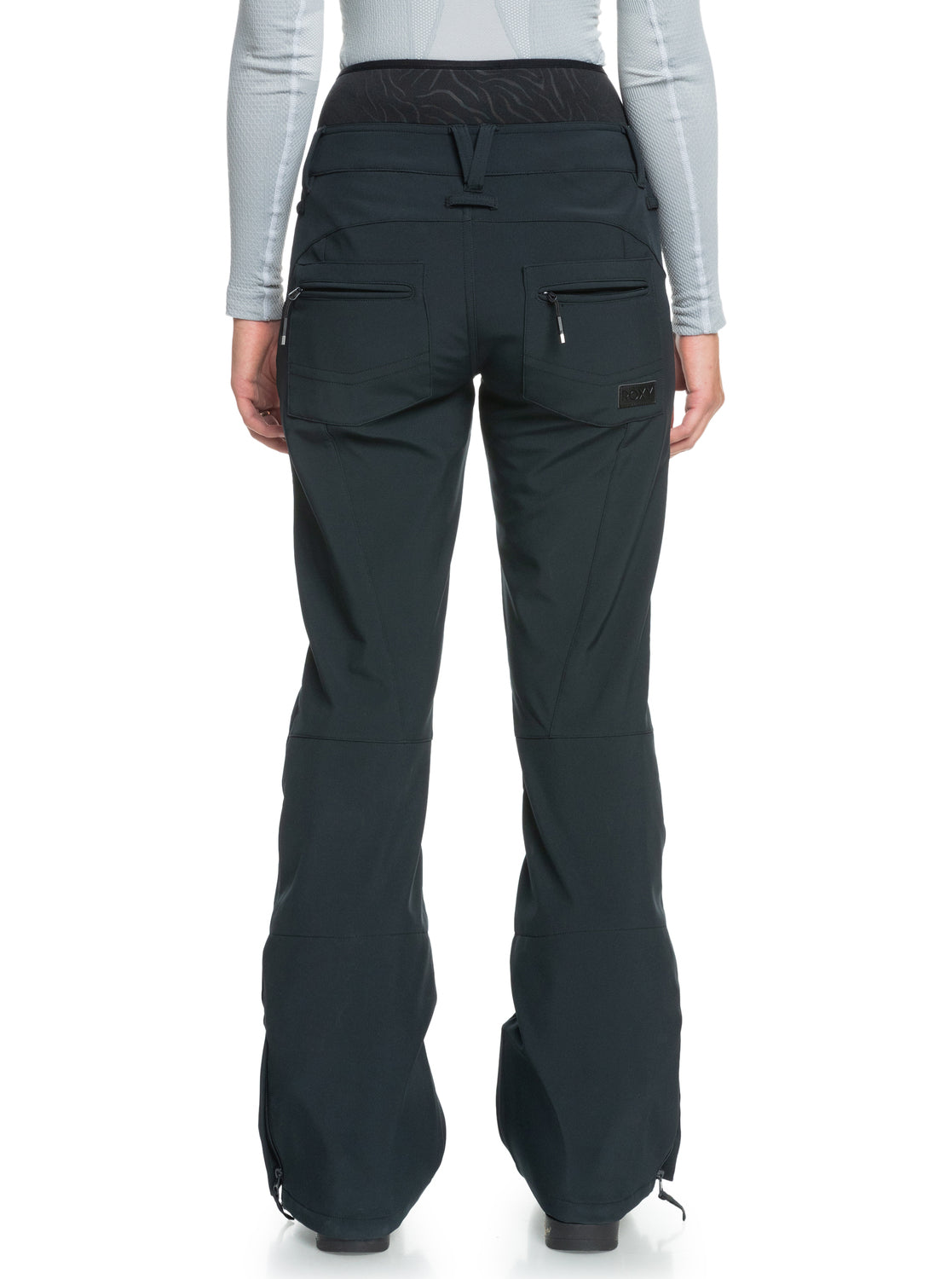 Roxy Womens Rising High Technical Snow Pants True Black