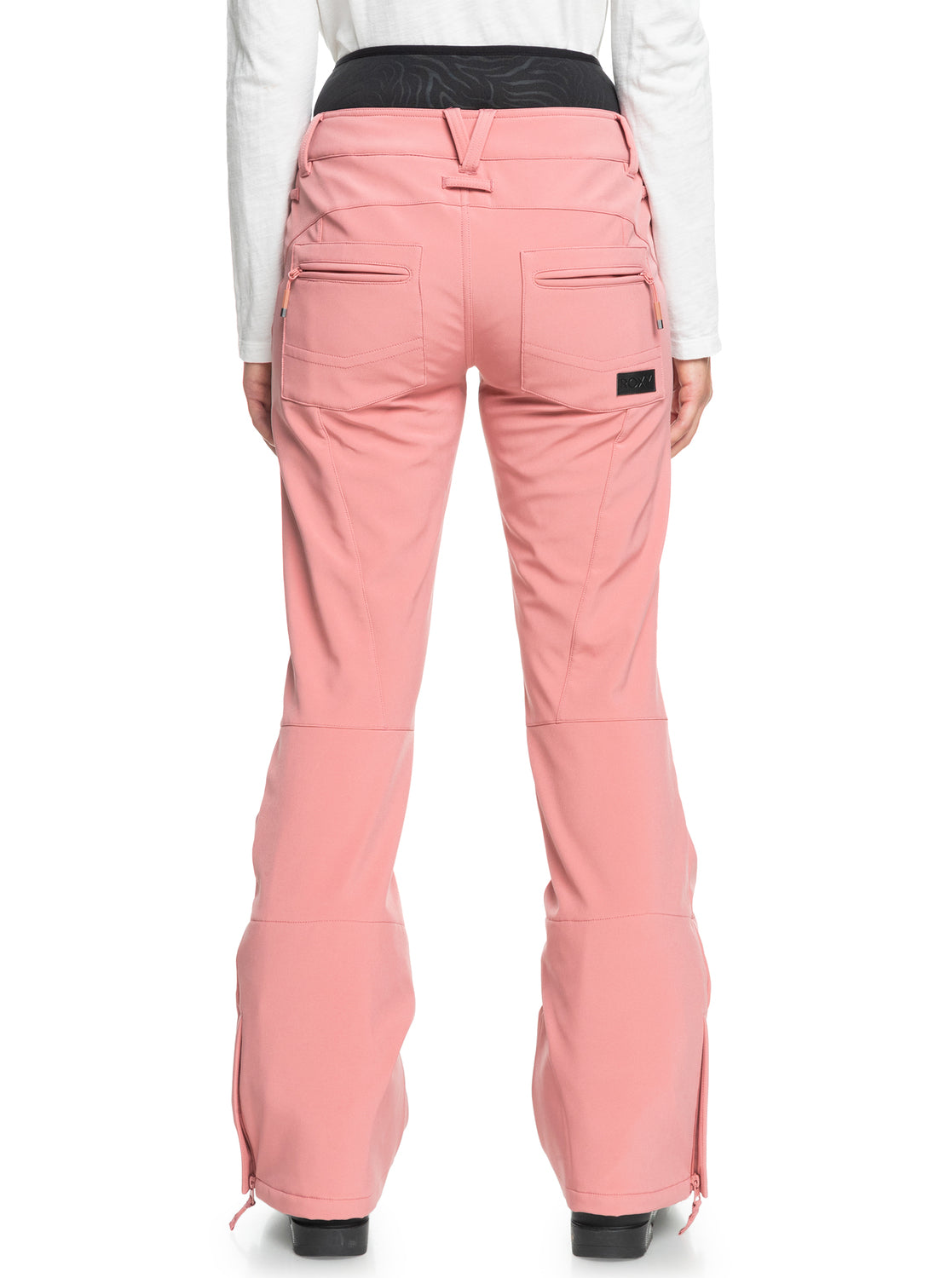 Roxy Womens Rising High Technical Snow Pants Dusty Rose