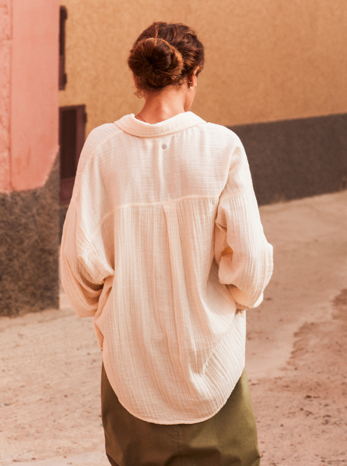 Womens Morning Time Long Sleeves Shirt