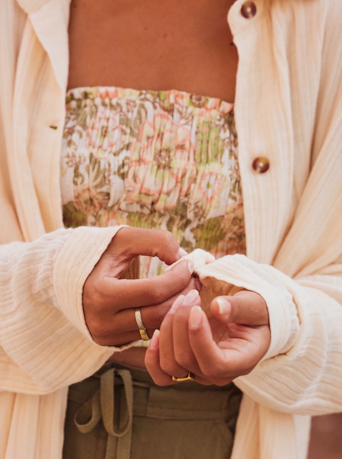 Womens Morning Time Long Sleeves Shirt