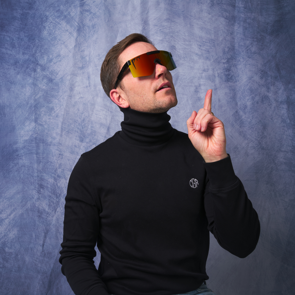 The Exec Original 2.0 Sunglasses - Wide HDPV Polarized Rainbow Lens