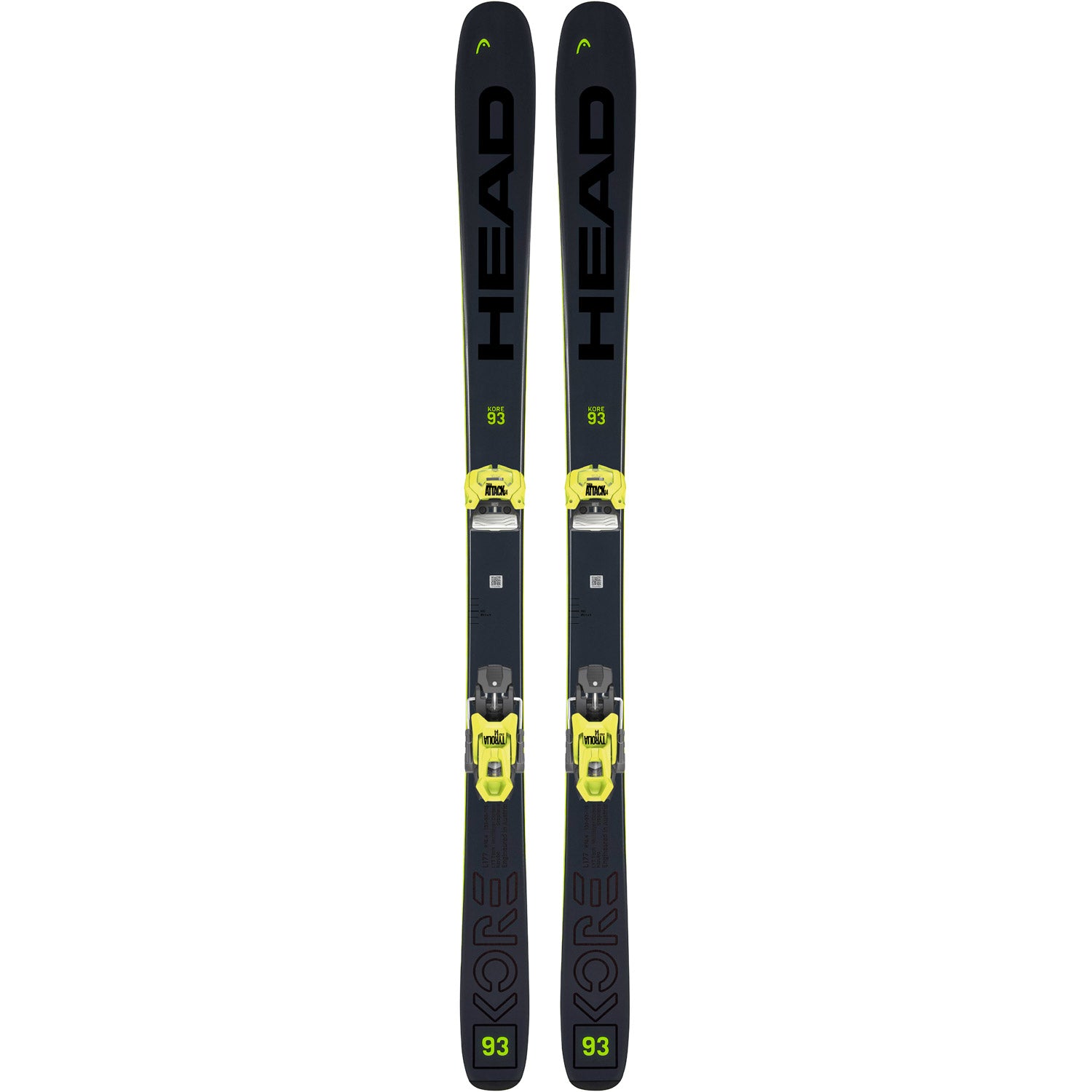 Head Kore 93 Ski w/ Attack 14GW Binding 2025